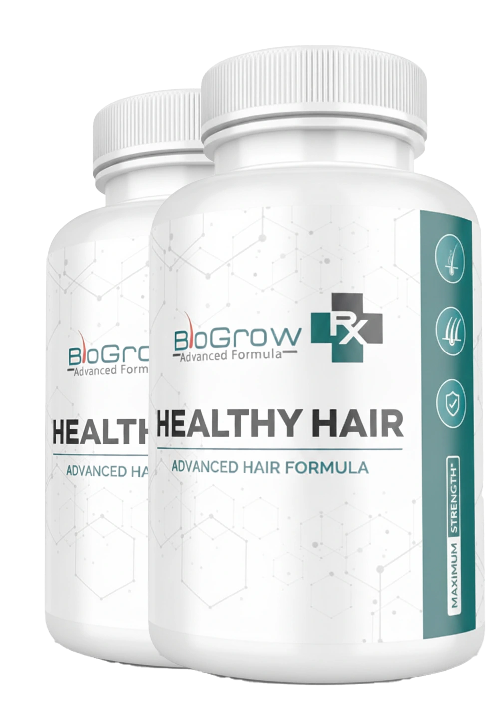 BioGrow hair growth capsule supplement bottles